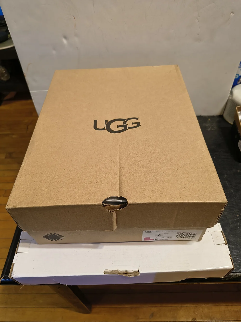 Kids Classic Mini II Ugg Print Size 6 Boots